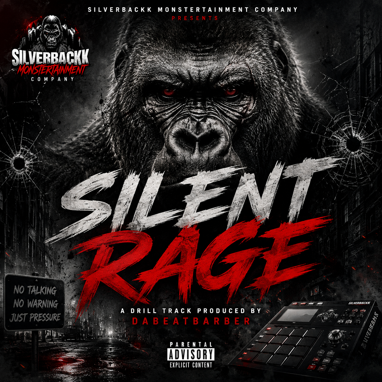 Silent Rage β Dark Drill Beat | 140 BPM | Produced by Dabeatbarber